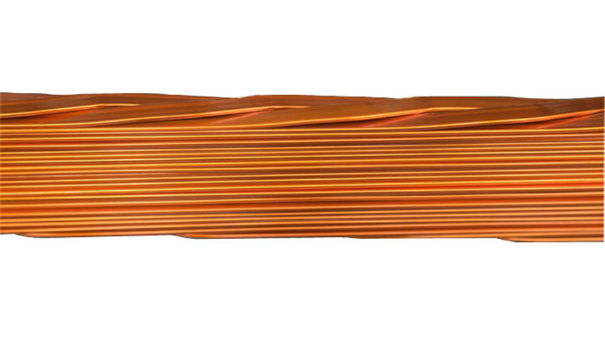Linha de CTC (condutor de transposição contínua) de cobre